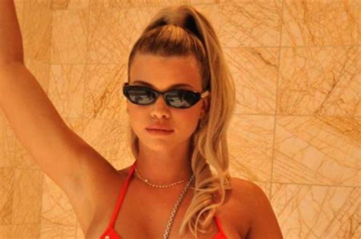 Sofia Richie Wears Orange Sparkly Bathing Suit At Her Birthday Bash, Scott Disick Gave Her A Car — See The Photos