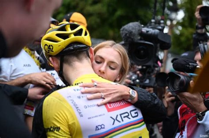 Tadej Pogacar and Girlfriend Urska Zigart Compete At The Tour de France