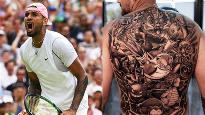 Tennis star Nick Kyrgios just got an insane ‘Pokémon’ back tattoo