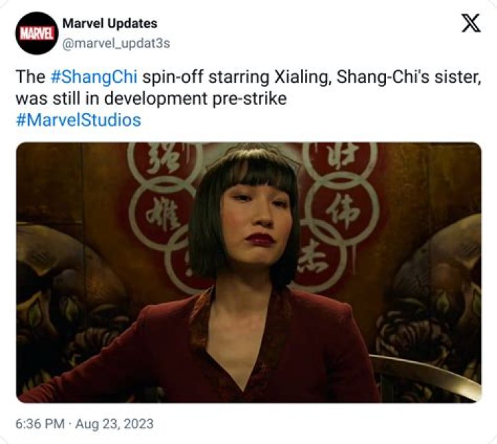 The spin-off to an underrated $432 million MCU movie that you had no idea was happening apparently still is