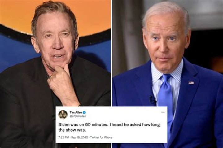 Tim Allen’s low-hanging joke about Joe Biden definitely did not go over well on Twitter