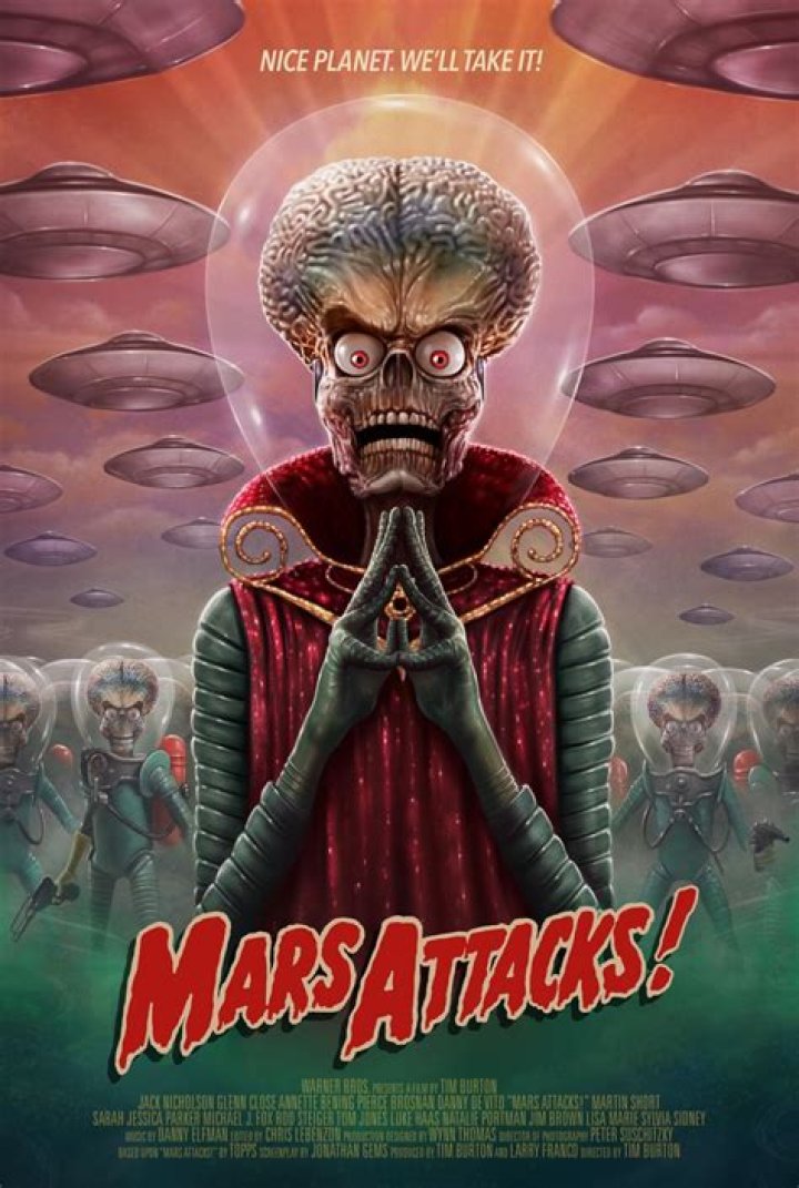 Tim Burton’s Mars Attacks! Is Now Streaming For Free