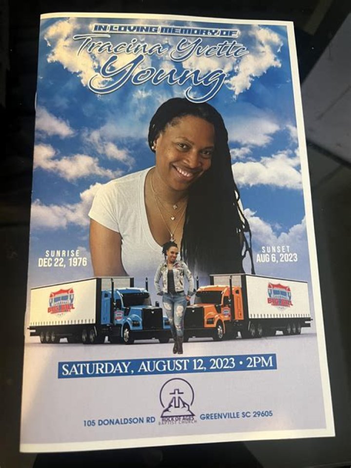 Tracina Yvette Obituary,Funeral Details