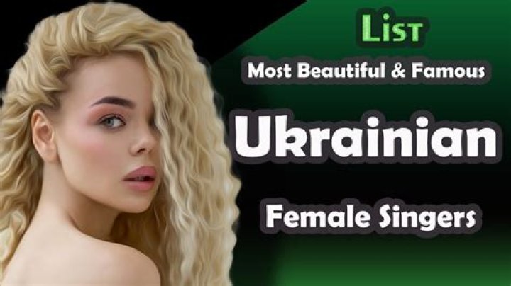 Famous Ukrainian Female Singers