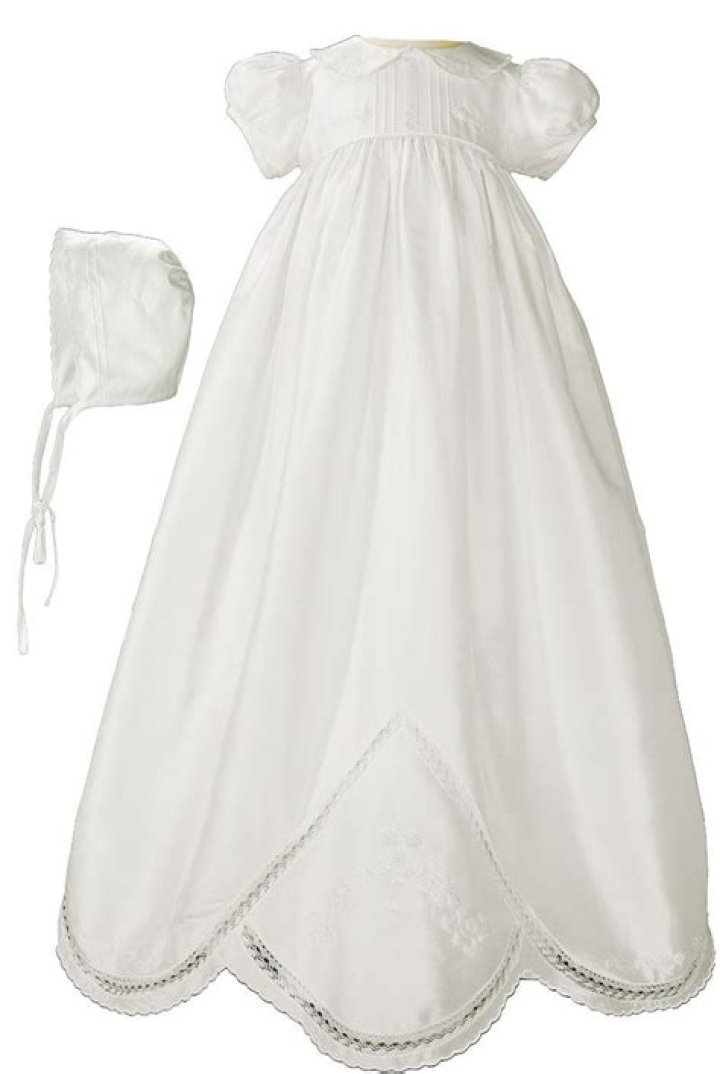 Silk Dupioni Vested Coverall.Baptism and Christening Outfits, Dresses & Suits. — Blessed Celebration