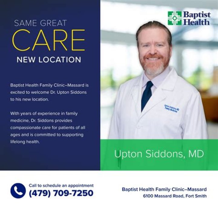 Dr. Upton Siddons, MD – Fort Smith, AR