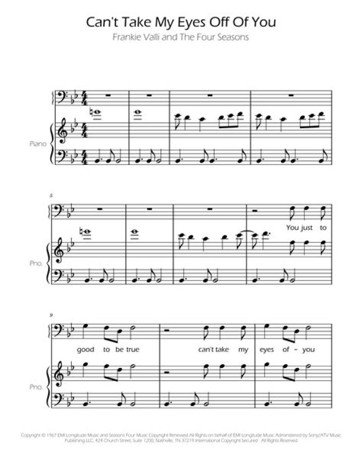 What genre is can’t take my eyes off of you? – Celebrity