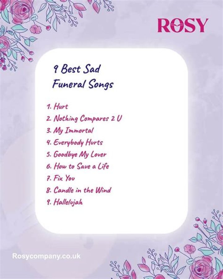 What Is The Saddest Song For A Funeral? – Celebrity