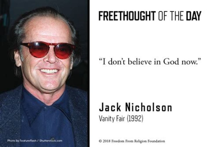 What religion is Jack Nicholson? What ethnicity is Jack Nicholson?