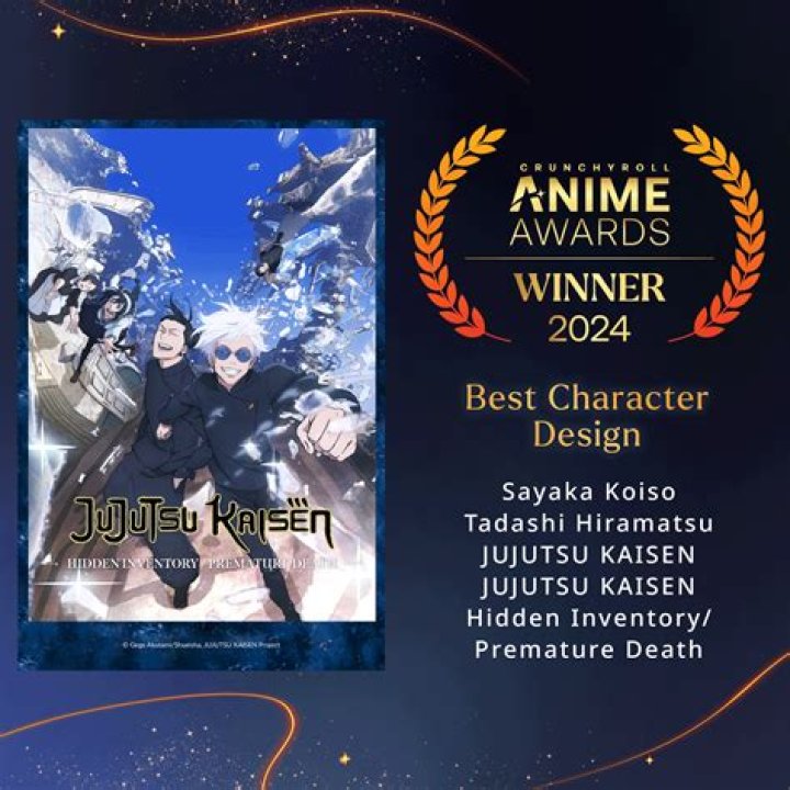 Which Crunchyroll 2024 Anime Awards did ‘Jujutsu Kaisen’ season 2 win?