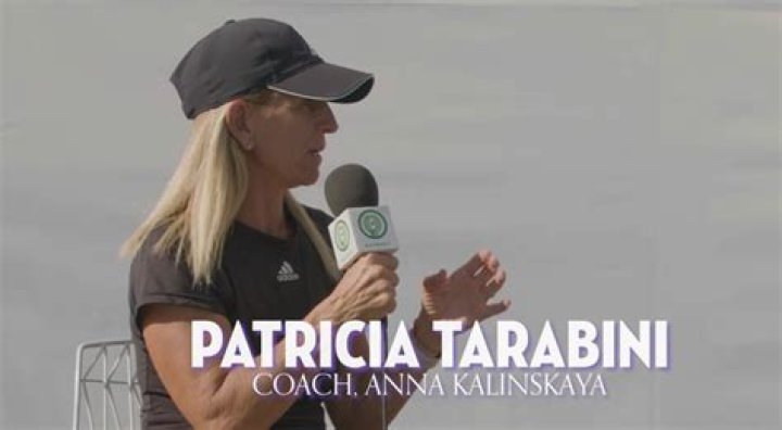 Who is Anna Kalinskaya coach, Patricia Tarabini?